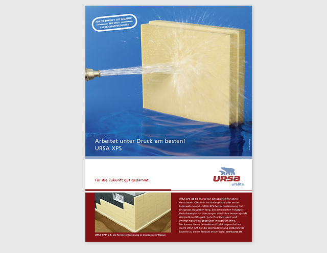 ADMAX Full-Service Werbeagentur, Köln: URSA Anzeigenkampagne