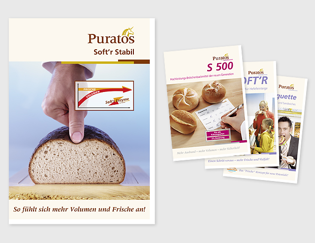 ADMAX Full-Service Werbeagentur, Köln: Puratos Produkt-Broschüren